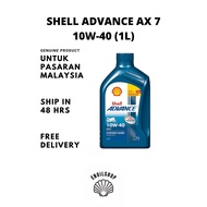 Shell Advance AX7 10W-40 4T (1L) Motorcycle Engine Oil