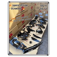A-Z EXCITER 🇻🇳 HLY ORIGINAL INNER SET HITAM KILAT SAMPAN DIAMOND Y15ZR V1 V2 INNER KILAT Coverset HU