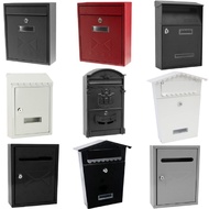 TRENY Japan Mail Box Post Letter Box/ Iron Mail Box/ Letterbox / Wall Mount Mail Box with Keys