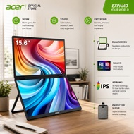 [New Launch Portable Dual Display Monitor] Acer PD163Q B 2x 15.6-Inch FHD IPS Type-C Portable Dual D