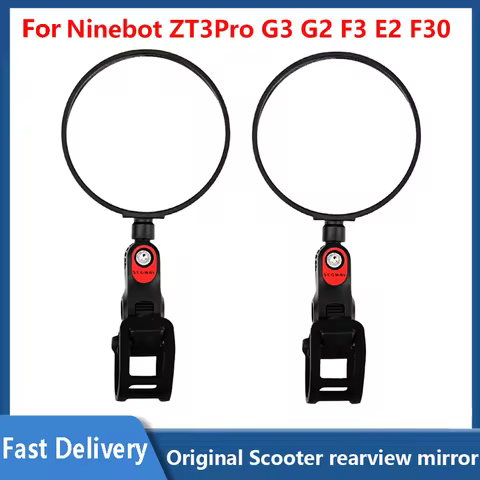 Rearview Mirror For Segway Ninebot ZT3PRO/G3/G2/F3/E2/F30 Electric Scooter Original Mirror 360 Degre