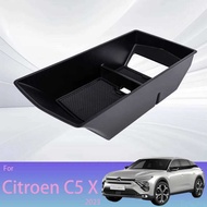 For Citroen C5 X C5X 2021-2023 Car Armrest Center Console Organize Tray Storage Box Central Tidying 
