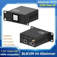 BliKVM V4 Allwinner H313 Soc KVM Over IP PoE HDMI-comaptible Video Loop Through KVM RTC Video Captur