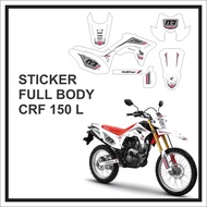 Decal Sticker CRF 150 L Full Body Sticker Honda CRF 150L Full Body Variations Accessories Cool Line 