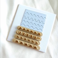 Polymer Clay Edge Cutter & Stamp / Earring Edge Cutter & Stamp