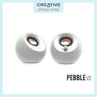 Creative Pebble V3 - Minimalistic 2.0 USB-C Speakers with Bluetooth® 5.0 for PCs and Laptops