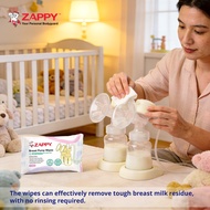 Zappy Breast Pump Wipes 15 Sheets Resealable