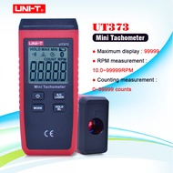 (คลังสินค้าพร้อม) UNI-T ut373 เครื่องวัดความเร็วแบบดิจิตอลขนาดเล็กมาตรสัมผัสRPMช่วง 10-99999 รอบต่อน