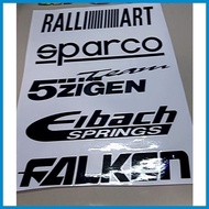 ♠ ― □ Multicab Car door sticker decals, cut-out durable & high quality