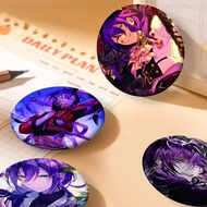 Music Game Ayase Mayoi Badges Round Laser Badge Brooch Clothes Backpack Accessories Lapel