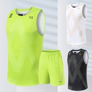 New YY Axelsen Edition 3939 Grade Badminton Singlet Jersey Set Sportswear/