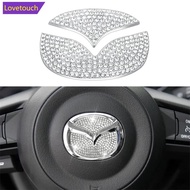 LOVETOUCH Auto Styling Accessories Car Steering Wheel Logo Diamond Decoration Emblem Sticker Decal f