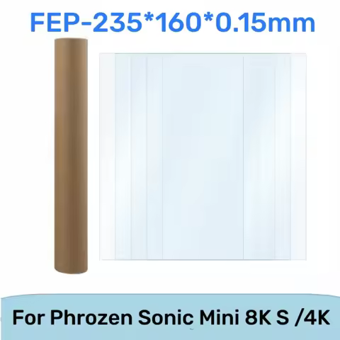 5Pcs FEP Film 235x160x0.15mm For Phrozen Mini 8K S Sonic Mini 4K Shuffle 4K Shuffle 2018 UV Resin 3D