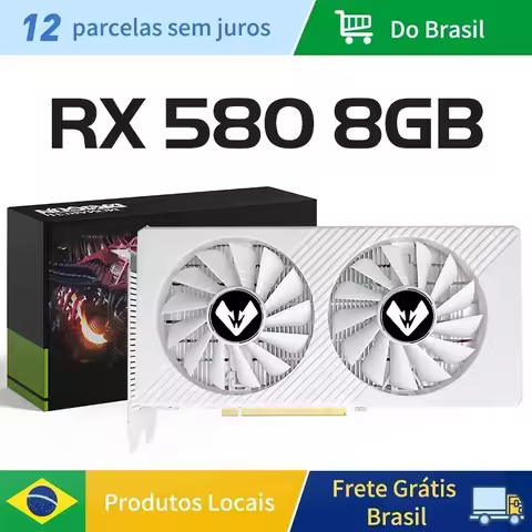 SOYO Graphics Cards AMD Radeon RX580 2048SP 8G GDDR5 256bit DVI DP Video Gaming Card Desktop Compute