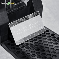 FAMY Ground Coffee Grind Reference Card Size 200-1600um Coffee Accessories Conversion Card Formon Br