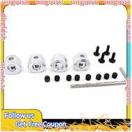 【D&F】4PCS 5mm to 12mm Metal Combiner Wheel Hub Hex Adapter for  D12 C14 C24 C34 MN D90 D91 MN99S RC 