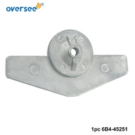 【Worldwide Delivery】 6B4-45251 Zinc Anode For Yamaha 2T 9.9HP 15HP Outboard Engine 6B4452510000 6B4-