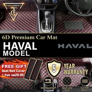 Top Carpet [ HAVAL LIVE ] 6D PU Leather For HAVAL H1 M4 GREAT WALL