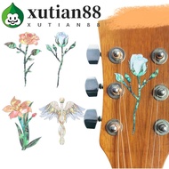 XUTIAN Guitar Head Sticker, Novelty DIY Guitar Panel Sticker, Folk Electric Guitar Inlay Personalise