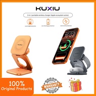 KUXIU X40turbo Three in one magnetic wireless charger aluminum alloy desktop charging station base