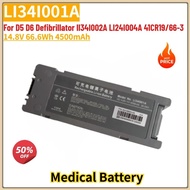 LI34I001A High Quality Medical Battery 14.8V 66.6Wh 4500mAh For D5 D6 Defibrillator lI34I002A LI24I0