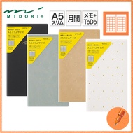 Midori Professional Diary A5 Slim Monthly Planner 2026