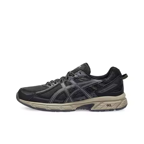 ASICS Gel Venture 6 Comfortable Fabric Low top Casual City Commuting Running Shoes Men's Gray 1011B5