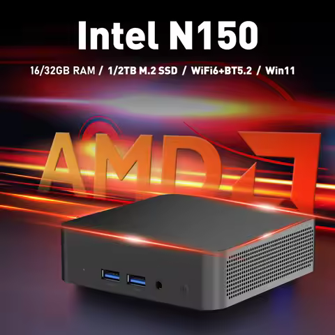 2026 4K Mini PC Intel Twin Lake N150 CPU Windows 11 Pro Mini PC 32GB RAM 512GB 1TB 2TB SSD WiFi5 BT5