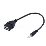 3.5mm To USB Female Audio Adapter Cable 20cm