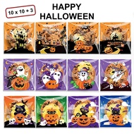 NORDEN - HALLOWEEN COOKIES PLASTIC 10x10 CM - Halowin HALLOWEEN Medan Cookie Snack Packing Bag