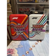 [NO BOX] BOX OF 66 F1 TOPPS TURBO ATTAX 2024 MEGA TIN HAND CARDS
