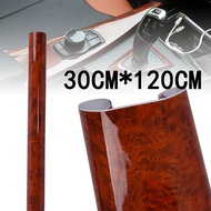 High Glossy Car Sticker Internal Adhesive Wood Grain Vinyl Decal UV Resistant Long lasting