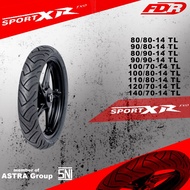 FDR SPORT XR 80 TUBLESS OUTER TIRES/80-14, 80/90-14, 90/90-14, 90/80-14, 100/80-14