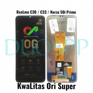 LCD TOUCHSCREEN REALME C30 C33 128 NARZO 50i LCD TS FULLSETPrime