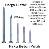 White Concrete Nails 1",11/4",11/2",2,21/2",3,4.5/White Wall Nails 2.5 cm,3cm,4cm,5cm,6.5cm,7.5cm,10