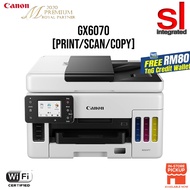 Canon MAXIFY GX6070 All-in-One Wireless Ink Tank Printer With Auto Duplex and 2.7'' Touch Screen(Pri