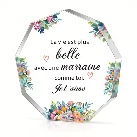 French Christmas 1pc 2D French Godmother gift for godmother Christmas gift idea godmother birthday g