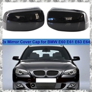 [I O J E] Glossy Black Door Side Mirror Cover Caps For- E60 E61 E63 E64 5/6 Series 2003-2010 5116707