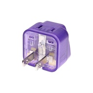 【Thaw123】 (1 PCS) 2 pin Travel Adapter 2 Way Outlet Port Convert UK / AU / US / EU / to US / Canada