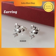 Original 925 Silver CZ White Stones Earring (312629) | Subang Batu CZ Putih Perak 925 | Ready Stock