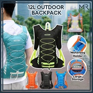 MR 12L Outdoor Hiking Backpack Breathable Waterproof Bag Camping Backpack Beg Galas Travel Beg Cycli