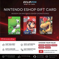 ⁠[FAST] Nintendo Switch eShop Gift Card Hong Kong (HK) HKD Code Tambah Nilai Murah⁠