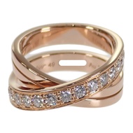 CARTIER  B4095749 #9(JP Size) ring K18 Pink Gold Women