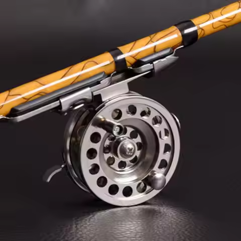 Hot Sales ! D50/D60 Ultralight CNC Aluminum 1:1 2 Bearings Ice Fly Fishing Reel Right Hand Dropshipp