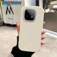 Jingsanc Điện thoại mềm trường hợp cho iqoo Z10 TURBO/iqoo Z10 Turbo Pro trường hợp mạ điện TPU sili