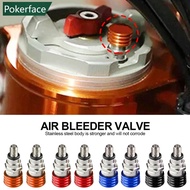 POKERFACE Universal 2Pcs Motorcycle Fork Air Bleeder Valves M4x0.7 For KTM SX SXF EXC EXCF XC XCF XC
