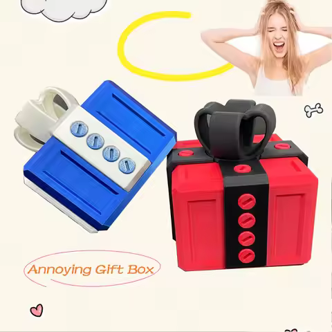 6cm/8cm 3D Printed Gift Box Annoying Gift Box With Screws Prank Annoying Gift Boxes Money Card Conta