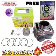 Arata racing block EX5 dream Wave100 racing 53mm/56mm/57mm block with Piston, CLIP, Ring "GP RACING"