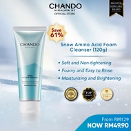 CHANDO Himalaya Snow Amino Acid Foam Cleanser (120g) 自然堂微精华喜雪氨基酸高保湿泡沫洁面乳 温和清洁洗面奶 (120g)