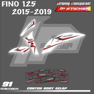 FINO 125 YAMAHA FINO 125 MOTORCYCLE STRIPING STICKER 2015-2019 - SIMPLE COLOR LIST VARIATION RACING 